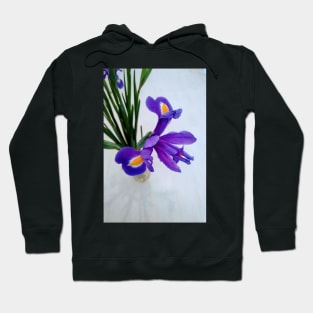 Iris blue Hoodie